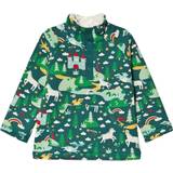 Multicoloured Sweatshirts Children's Clothing Frugi Snuggle Fleece - Scots Pine Fairytale (SFA001PNF)