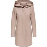 Only Women Clothing Only Classic Coat - Brown/Mocha Mousse