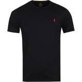 Black - Men T-shirts Polo Ralph Lauren Jersey Crewneck T-shirt - RL Black