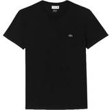 Tops Lacoste Crew Neck Pima Cotton Jersey T-shirt - Black