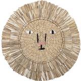 Brown Wall Decor Kid's Room Bloomingville Lion Wall Decor