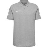 Hummel Polo Shirts Hummel Go Kids Cotton Polo - Grey Melange (203521-2006)