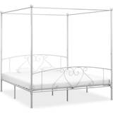 200cm - Double Beds Bed Frames vidaXL Four-Poster 198cm 200x200cm