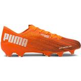 Polyester Football Shoes Puma Ultra 2.1 FG/AG M - Shocking Orange/Puma Black