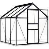 Polycarbonate Freestanding Greenhouses vidaXL 48215 3.61m² Aluminum Polycarbonate