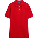 Buttons T-shirts Children's Clothing Polo Ralph Lauren Boy's Mesh Polo Shirt - Red