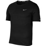 Nike Sportswear Garment T-shirts Nike Dri-FIT Miler Running Top Men's - Black