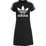 XS Dresses Children's Clothing adidas Girl's Adicolor Dress - Black/White (FM5653)