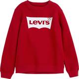 24-36M Sweatshirts Levi's Kid's Batwing Crewneck - Red/White/Multi Colour