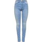 Only Royal Hw Skinny Fit Jeans - Blue/Blue Light Denim