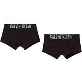 Black Boxer Shorts Children's Clothing Calvin Klein Bold Logo Boys Boxer Trunks 2-pack - Black/Silver