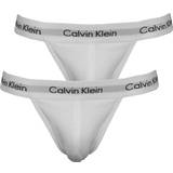 Calvin Klein Cotton Stretch Jock Strap 2-pack - White