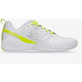 Squash Racket Sport Shoes Salming Kobra 3 W - White/Lime Punch