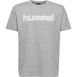 Hummel Go Kids Cotton Logo T-shirt - Grey Melange (203514-2006)