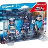 Playmobil Action Figures Playmobil Police Figure Set 70669