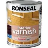 Ronseal Brown - Satin Paint Ronseal Diamond Hard Protection Walnut 0.75L Wood Protection Walnut
