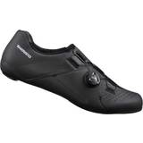 Faux Leather Cycling Shoes Shimano RC3 M - Black