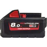 Red Batteries & Chargers Milwaukee M18 HB8