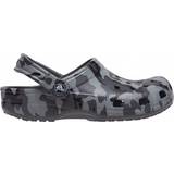 Rubber Outdoor Slippers Crocs Classic Printed Camo Clog - Slate Grey/Multi