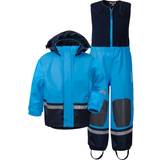 Velcro Rain Sets Children's Clothing Didriksons Boardman Kid's Rain Set - Sharp Blue (503968-332)