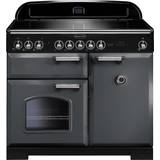 100cm - Electric Ovens Induction Cookers Rangemaster CDL100EISL/C Chrome, Grey