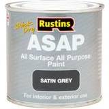 Rustins Quick Dry All Surface All Purpose Metal Paint, Wood Paint Grey 0.25L