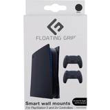 Floating Grip PS5 Console and Controllers Wall Mount - Black