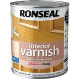 Cheap Ronseal Paint Ronseal Quick Dry Interior Varnish Satin Wood Protection Clear 0.25L