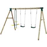 Swing Sets - Wooden Toys Playground Plum Play Colobus Wooden Swing Set