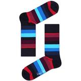Happy Socks Stripe Sock - Black/Red/Blue