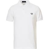 Fred Perry Polo Shirts Fred Perry Plain Polo Shirt - White/Navy