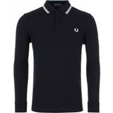 Fred Perry Twin Tipped Polo Shirt - Black/Porcelain
