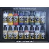 Vallejo Air Basic Colors Acrylic Paint 16-pack