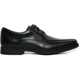 Clarks Youth Scala Step - Black Leather
