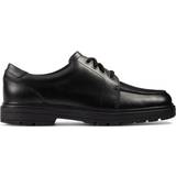 Low Top Shoes Clarks Youth Loxham Pace - Black Leather