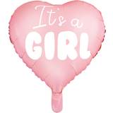 PartyDeco Foil Ballons It's a Girl Light Pink/White
