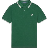 Fred Perry Twin Tipped Polo Shirt - Ivy/Snow White