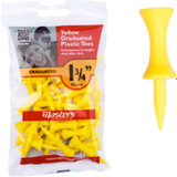 Yellow Golf Accessories Masters Plastic Graduated Castle Tees 30-pack