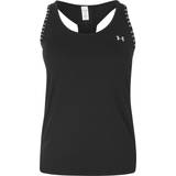 Polyester Tank Tops Under Armour Knockout Tank Top Women - Black/White