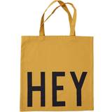 Design Letters Hey Tote Bag - Mustard