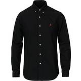 Men Shirts Polo Ralph Lauren Garment-Dyed Oxford Shirt - Polo Black