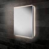 Aluminum Bathroom Mirror Cabinets HiB Ether 50 LED Illuminated (50500)