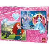 King Jigsaw Puzzles King Disney Princess 2 in 1 Puzzle