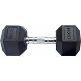 Weights DKN Rubber Hex Dumbbell 12.5kg
