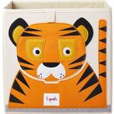 Orange Small Storage Kid's Room 3 Sprouts Tiger Storage Box