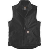 Carhartt Outerwear Carhartt Sherpa-Lined Mock Neck Vest - Black