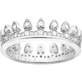 Thomas Sabo Crown Ring - Silver/White