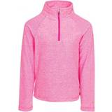 Pink Fleece Garments Trespass Kid's Meadows Half Zip Fleece - Pink Lady