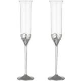 Wedgwood Glasses Wedgwood Vera Wang Love Knots Toasting Flutes Champagne Glass 2pcs