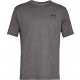Sportswear Garment T-shirts Under Armour Men's Sportstyle Left Chest Short Sleeve Shirt - Charcoal Medium Heather/Black